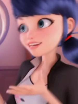 A post by @miracoulus.editsx_ on TikTok caption: marinette is too cute ❤️✨ #miraculous #lentejas #edits #xyzbca @tiktok