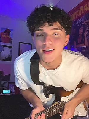 A post by @brendengarcia on TikTok caption: My boy @joncguitar got me in a guitar solo mood, not as good as it could be but still really simple and groovy ❤️