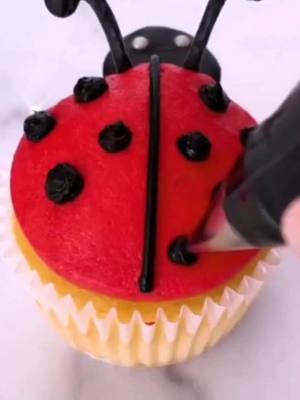 A post by @icecream.mr on TikTok caption: 🐞#fyp #dessert #tiktokfood #satisfying #cake This is so cute