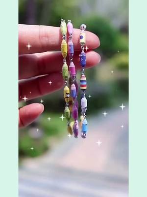 A post by @akl0077 on TikTok caption: Come and have a try   Bracelet #DIY #originality #bracelet #fyp