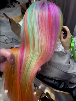 A post by @fleesse.advolla644 on TikTok caption: Colorful#hairstyles #fashion #fyp #foryou