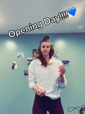 A post by @kaylie.caldwell on TikTok caption: Opening dayyyyy👏🏼 #MLB #openingday #baseballtiktoks #mlbbaseball #fantasybaseball #waitisover