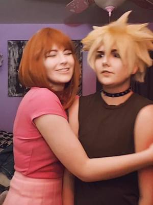 A post by @the.literal.void on TikTok caption: @ultimatecosplayer as ochaco, i miss u so much u chaotic bitch #bakugoucosplay #bakugou #bnha #bnhacosplay