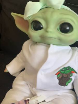 A post by @groguyodababy on TikTok caption: I am very cute #BOSSUpYourGame #LiveForTheChallenge #destinationdepop #yoda #babyyoda #cute #grogu #fyp #foryoupage