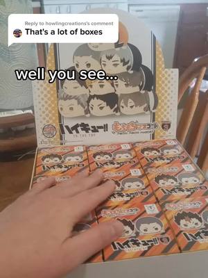 A post by @goblinweenies on TikTok caption: Reply to @howlingcreations IM NOT GONNA BUY THE BIG MOCHI MOCHIS THO THATS LIKE LITERALLY IMPOSSIBLE tho I wanted the kags one #haikyuu #hq