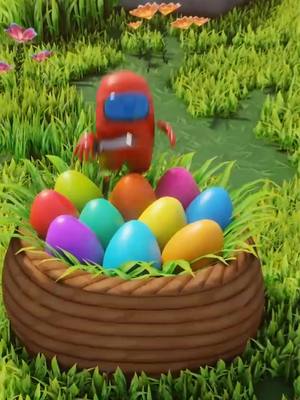 A post by @glowlandstudios on TikTok caption: Guys, LOOK what I just found HERE!!!😳😱 #animation #easter #AmongUs #3d #gaming #art #imposter