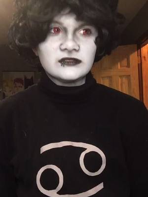 A post by @blackrosesmoothie on TikTok caption: y’all i just bought a second monitor for my computer. i’m so excited!! #karkatvantas #homestuck #betatrolls #karkat