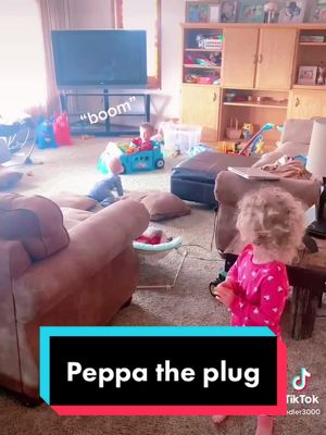 A post by @sayerpfo3 on TikTok caption: No Tylee this is actually just a scene from the kid friendly show “peppa the plug buys a boomstick” my bad.... #thea #tyce #uncleganggang