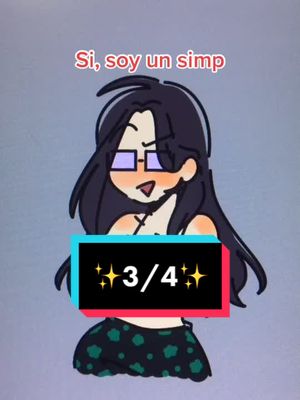 A post by @https_iisabelk on TikTok caption: 3/4 hice cuatro videos iguales, el primero que te salga es por que eres retardado ☺️ #parati #fyp #foryou #simp #creepervszombie #oc #digitalart