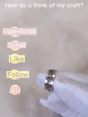 A post by @foryou3141 on TikTok caption: Don’t stay with someone who antagonizes you or belittles you.☺️☺️☺️#jewelry #handmade #foryou #fyp #tiktokmademebuyit #ring