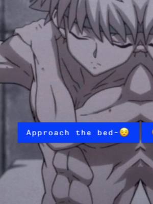 A post by @shotosimp90 on TikTok caption: Part 17😁 Killua💙 as requested (next is Kenma) #killua #fyp #foryou #edit #hunterxhunter #simp