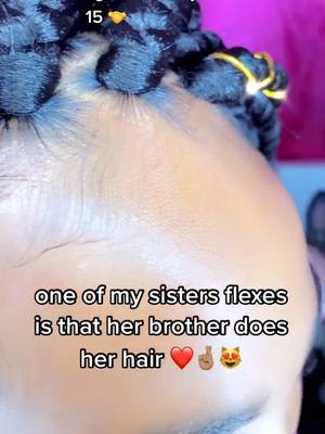 A post by @glockbarbi on TikTok caption: did my sister’s hair again 🤞🏽💕. #fypシ #TheChallengeAllStars #DSWCutLoose #JustAddBriskZero #boxbraids #hattiesburg #makethisgoviral #explore #gay