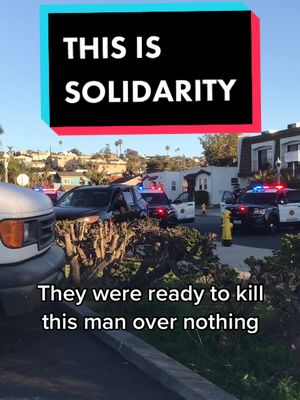 A post by @muscledog.priv on TikTok caption: This is what solidarity looks like #leftist #socialist #anarchist #leftism #socialism #anarchism #antifascist #antifa #acab #blm #blacklivesmatter