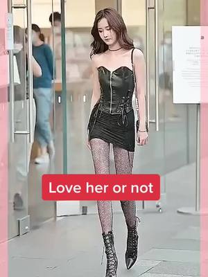 A post by @chinese_street_fashion on TikTok caption: 😍😍😍#beautiful #longlegs #fashion #StreetFashion #chinesestreetfashion #fyp #foryoupage