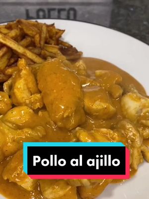 A post by @cocinandoconfernando on TikTok caption: Pollo al ajillo. 🐔 #polloensalsa #ajo #almendras #cocinandoconfernando #patatas