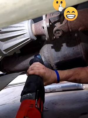 A post by @isaacthemechanic on TikTok caption: it's not obvious, joke! #diesel #forddiesiel  #dieseltruck  #fyp #foryoupage #exhaust