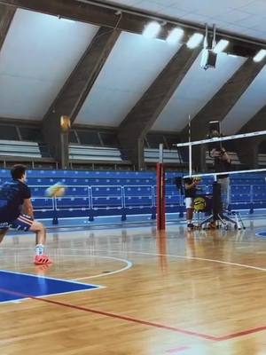 A post by @volleyverse on TikTok caption: Defense training 💪🏐💯  @nicobassa #training #volleyball #voley #defense #volley #siatkowka #volei #pallavolo #voleybol #entrenamiento