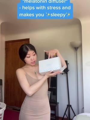 A post by @_allisonvang_ on TikTok caption: Can’t sleep ? trycloudy.com @cloudy #cloudydiffuser 💤 🧘🏻