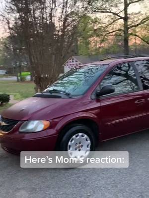 A post by @johnnycleans on TikTok caption: Mom watched the tiktoks but here’s her in-person reaction❤️ —Dad’s old car next? #satisfy #satisfaction #transformation #CleanTok