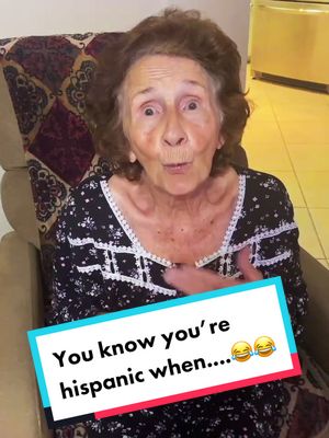 A post by @abuelita305 on TikTok caption: You know you’re hispanic when...... lmao wait till tge end. #abuelita305 #funny #WorthTheWait #OneStepCloser #fyp #viral