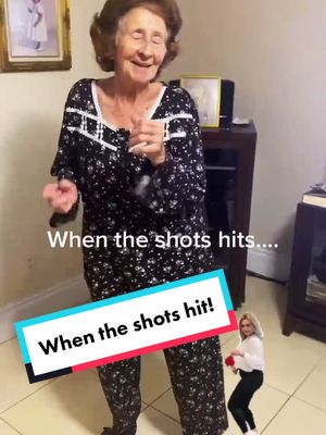 A post by @abuelita305 on TikTok caption: When the shots hit... 😂😂😂 #abuelita305 #shots #alcoholtok #party #fyp #viral #surprise