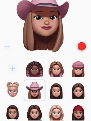 A post by @memoji.maker98 on TikTok caption: #pink #memoji #fyp