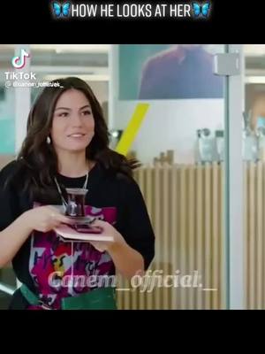 A post by @canem_official._ on TikTok caption: I also want someone who looks at me like that🥺🦋 #erkencikuş #canyaman #demetozdemir  #canesanem #tvd #netflix  #yt #fypシ #foryou #f4f #viral #4u