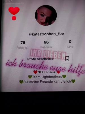 A post by @katastro_fee_81 on TikTok caption: #neueracc #hilfe #fy #CleananceChallenge #fyp #fürmeinefreundekämpfeich