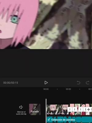 A post by @sakura._haruno_.uwu on TikTok caption: Responder a @yosoyhinatahyuga se trabó capcut