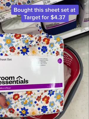 A post by @chelsealogan13 on TikTok caption: New dress! Who dis? #dress #seamstress #sewingtimtok #sew #fyp #target #rargetfinds #foryou #flower #sheets #DIY #original #dressdiy #seeitsewit