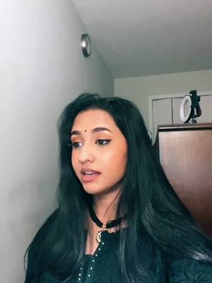 A post by @shreyaa0927 on TikTok caption: hi hi 😚gimme other song ideas pls #vaseegara  #sing #VoiceEffects