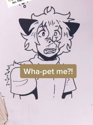 A post by @garcon_lune on TikTok caption: Reply to @_obejita_ pets are granted! #cool#oc#originalcharacter#werewolf#askmeanything#askcody#originalcharacter#fyp#foryoupage#fantasy#story#dndoc