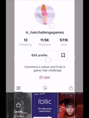 A post by @_hairchallengegamez on TikTok caption: AHHH OMG TYYYY🌺🌺🌺✨✨. #GARNIERMASKMOMENT #TimeWarpScan #dejavu #jane GUYS I MIGHT SWITCH TO AN ANIMATING ACC!!