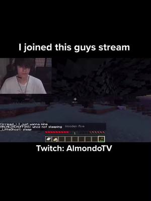 A post by @twitchhelprrr on TikTok caption: He didn’t deserve the hate he got (Twitch:AlmondoTV) #LoveMeMode #twitch #RefundGlowUp #supporttwitchstreamers #MillionActsofLove #Minecraft #hater