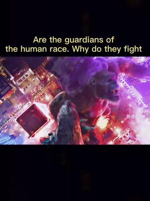 A post by @guojun888 on TikTok caption: #CapCut Are the guardians of the human race.Why do they fight?#fight #godzilla #kongkim