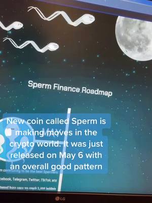 A post by @cryptozen1 on TikTok caption: Go over to Sperm.finance to get in on this. I just entered at a low price is it at right now.#fyp #investing #fypシ #RefundGlowUp #crypto #altszn