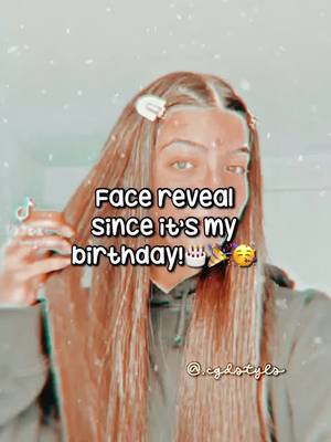 A post by @cgdstyls on TikTok caption: here is my face reveal and you can hate if you want idc!! and should I use my real name instead of my fake name?? #fyp#cgdstyls#mybday @charlidamelio