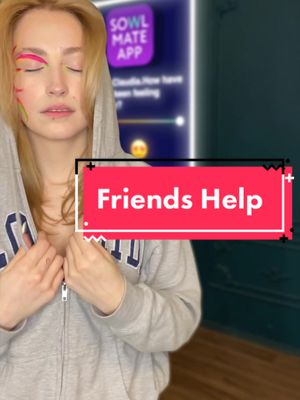 A post by @sowlmatelgbt on TikTok caption: My friends always make me feel better 💕🙏#SelfCare #lgbtq #friends