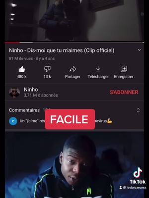 A post by @lesbrozeurss on TikTok caption: alors ? #ninho #rap #musique #test