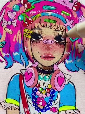 A post by @beafcakez on TikTok caption: Harajuku girls r the fashion blueprint!!!! #harajukufashion #decoragirl #posca