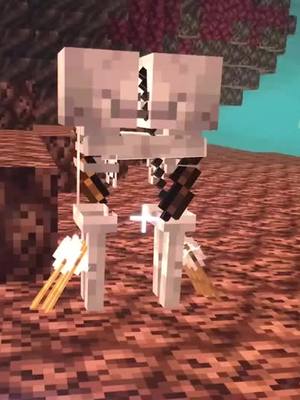 A post by @minecrafter.world on TikTok caption: How skeletons make love#minecraft❤️ #skeletons #minecrafterworld #minecrafterclub #minecrafters #minecrafting