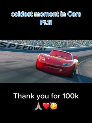 A post by @carsclips95 on TikTok caption: Thank youuuuu for everyone #cars🤩 #fyp #lightningmcqueen #emotions