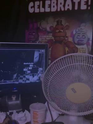 A post by @myjobatfreddys on TikTok caption: I am back in the office #fnaf #freddyfazbear #myjobatfreddys