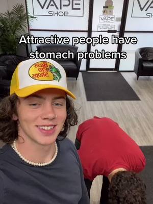 A post by @kadenmcnabb on TikTok caption: gave @israelbainn some stomach problems #fy #foryou