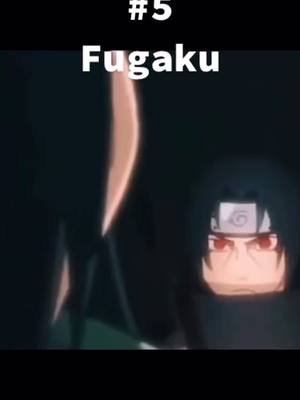 A post by @naruto_awesome on TikTok caption: #greenscreenvideo #naruto #anime #sharingan #fugaku #uchiha #top5 #mangekyou #mangekyousharingan #ninetails #5