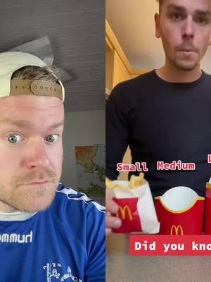 A post by @rasmusbartendergaming on TikTok caption: #duet with @gentimalva MCDONALDS HACK! 😎😎😎 #mcdonalds #duets #tiktokreviews #react