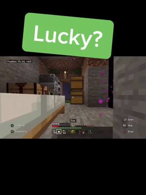 A post by @minecrafter.world on TikTok caption: was I extremely lucky?#minecraft❤️ #minecrafterworld #minecrafting #minecrafters #minecrafterclub #minecrafter