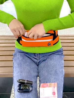 A post by @marry13893 on TikTok caption: #fyp #Waist bag #bioamallYou must bring this pocket when you go out, it is very convenient for storing things