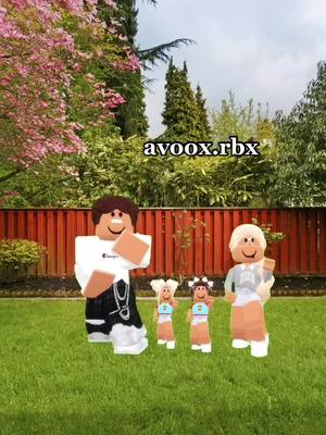 A post by @avoox.rbx on TikTok caption: Exciting news is coming very soon! #fyp #roblox #family #rp #twins #foryou #dancing