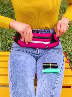 A post by @marry13893 on TikTok caption: #fyp #Waist bag #bioamallAnti-theft invisible waist bag, bring one when you go out, convenient and easy to use